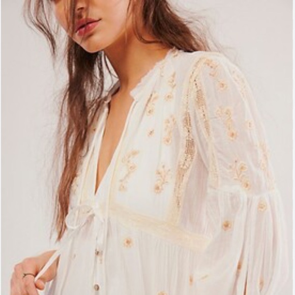 NWT FP Chasin' Spring Maxi Bodysuit -Natural - Picture 4 of 10